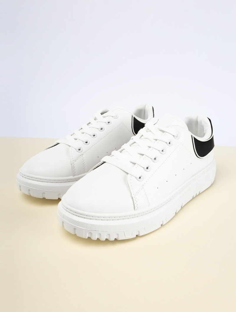 Baskets bicolore